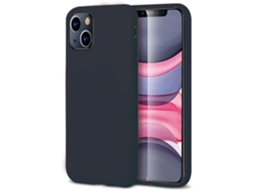Capa Protetora para iPhone 13 Mini HONGWE. Silicone Líquido Textura Macia Anti-Choque Azul