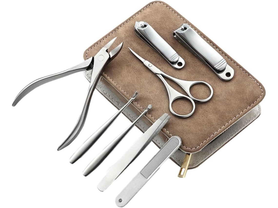 Kit De Manicure De Aço De Alta Qualidade Para Unhas, Mãos E Pés.
