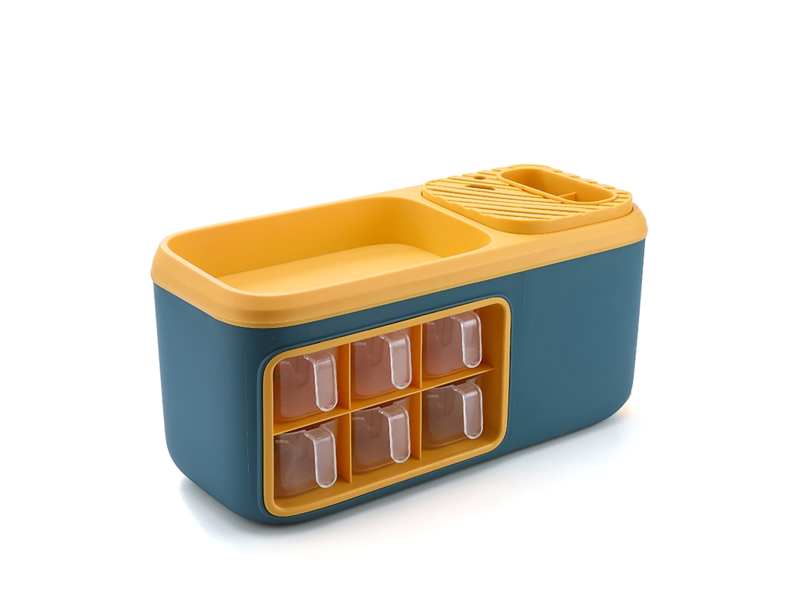 Organizador de Temperos LAXISCREED Duas Camadas Azul