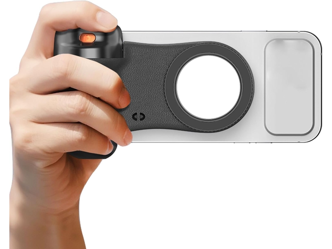 Suporte Magnético Multifuncional para Celular SFUSHOS com Tecla Bluetooth e Encaixe para Tripé
