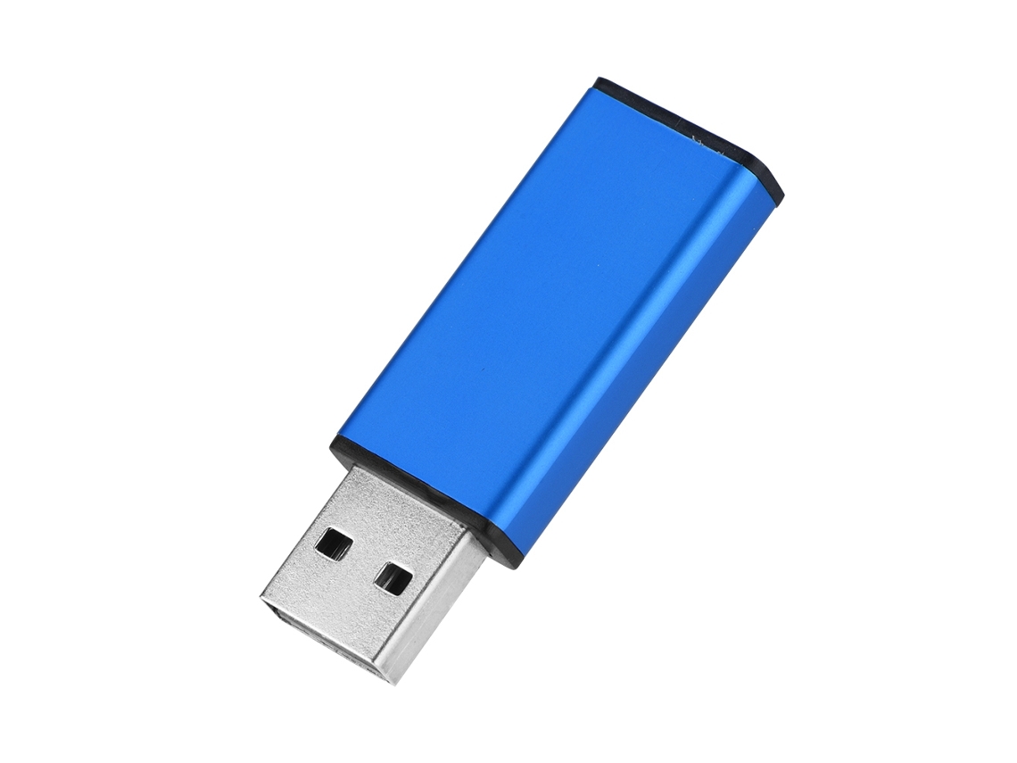 Pen Drive LAXISCREED Azul 8gb Alumínio Prata