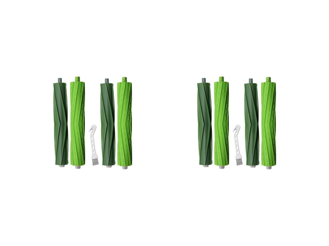 4 sets of replacement rubber roller brushes for IROBOT Roomba I3 I3+ I6+ I7 I7+ I8+ Plus E5 E6 E7 vacuum cleaner parts