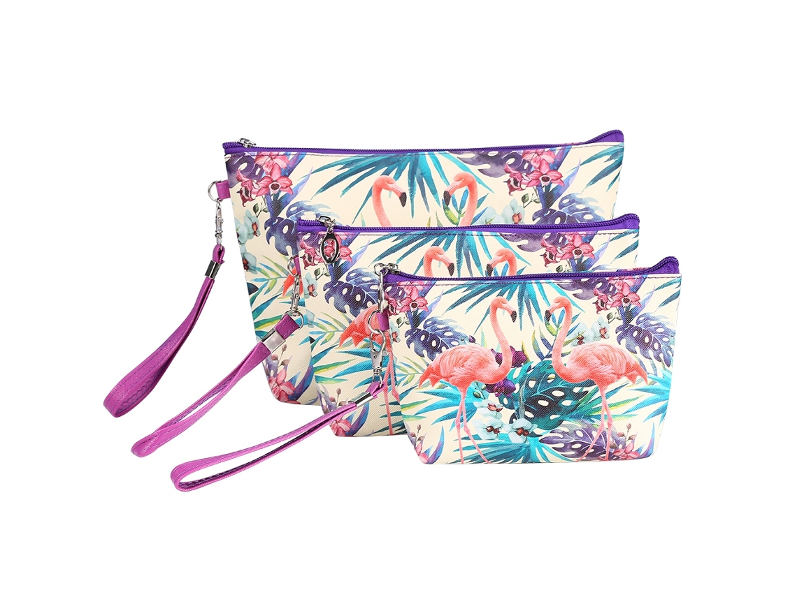 Bolsa Portátil De Cosméticos Com Grande Capacidade Para Mulheres