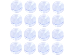 Popetpop 30 Unidades De Ventosas Dupla Face Para Tampos Mesa Vidro, Tapetes Antiderrapantes, Almofadas De Ventosa Pvc