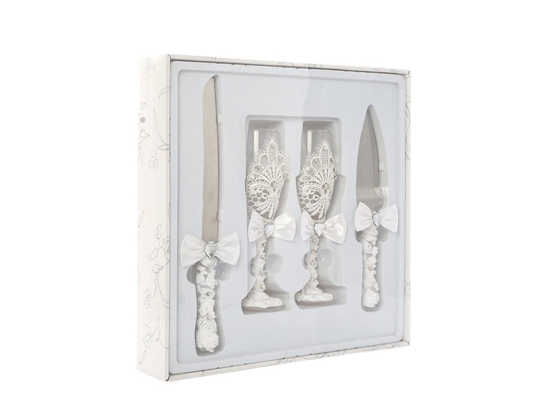 Espuma para decoração de casamentos com caixa branca LAXISCREED