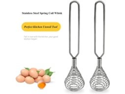 Batedor De Ovos Em Aço Inoxidável Com Espiral, Ideal Para Gemas, Perfeito Para Uso Culinário Na Cozinha E Que Pode Ser Usado Manualmente
