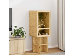Vidaxl Terrário Castanho 50 X 50 X 80 Cm Osb
