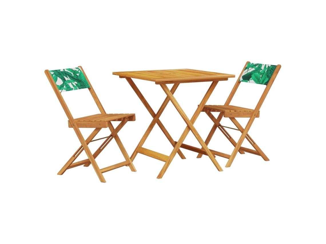 Bistro Set, Bistro Sets Vidaxl Verde Madeira De Acácia (70 X 70 X 75 Cm)