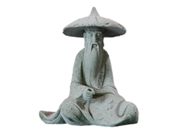 Mini Estátua de Pescador Zen S/MARCA