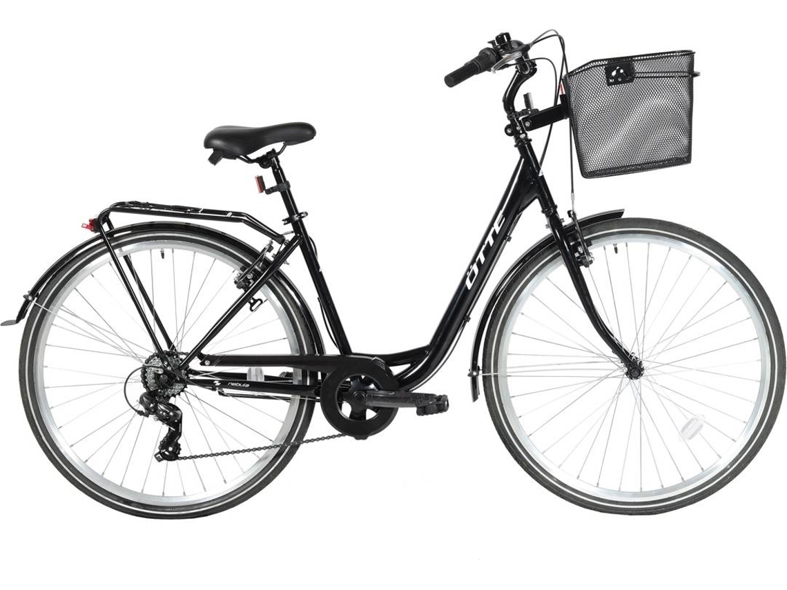 Bicicleta Urbana OTTE Nebula com Cesto (Preto)