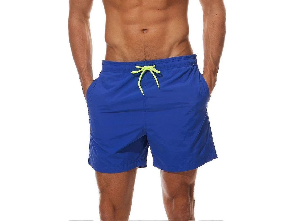 Bermudas De Praia Sem Mangas Com Cordão De Ajuste Arcweg304427us Azul