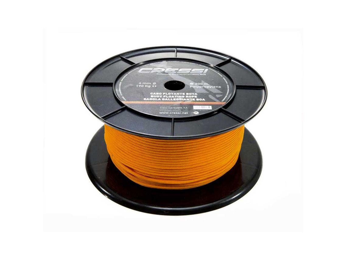Cressi Floating Buoy Line 4 Mm 200 Mts