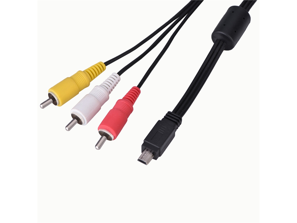2026 cabo Mini Usb para 3 Rca Av para Câmera Canon