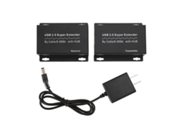 Extensor Usb Ethernet com transmissão de 120 metros e hub Usb 2.0 EOOCOO