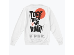 Moletom Rockinstone Football – Together We Roar com estampa dupla face e design exclusivo.