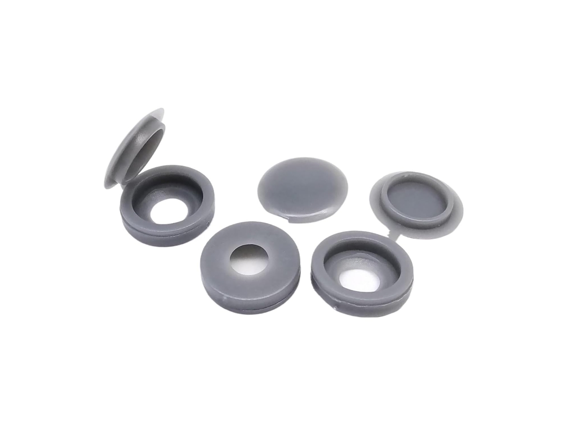 100/250 Peças De Tampas Decorativas Plástico Autoatarraxantes Para
