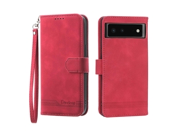 Capa De Celular Dierfeng Dream Line Tpu Couro Pu Para Google Pixel 6