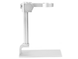 Suporte Ajustável de Liga de Alumínio para Microscópio Digital, 32-34mm, Branco S/MARCA