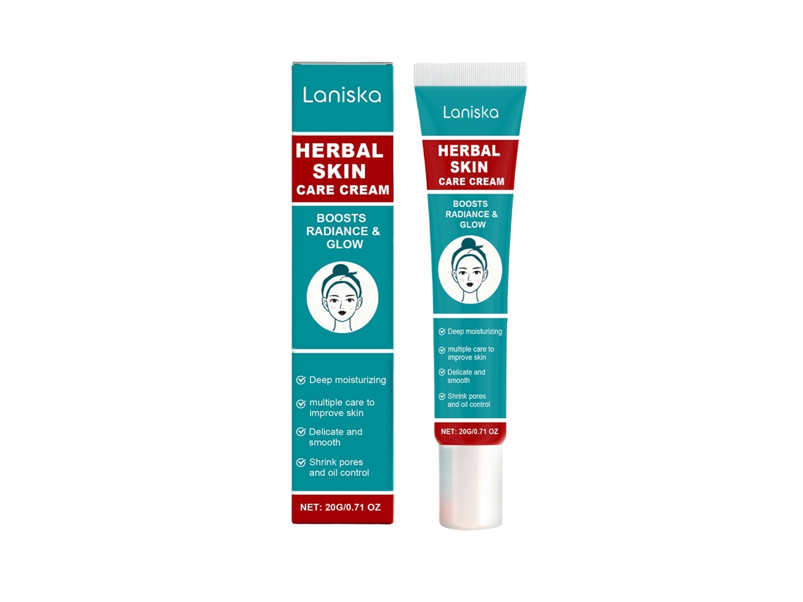 Creme de Limpeza Facial Laniska Herbal para Hidratação e Acne LAXISCREED