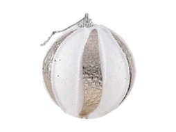 2/4pcs Bolas De Natal De 8cm Com Strass Para Decorar Árvore De Natal E Festas Ano Novo 2023 4 Peças Blanco 1