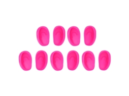 Protetores de ouvido de silicone leves 2026 para tingimento de cabelo, banho e salão de beleza, pacote com 10 peças profissionais.