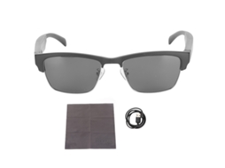 Gafas de sol inteligentes Bluetooth con lentes polarizadas y auriculares abiertos para deportes plateados | S/MARCA