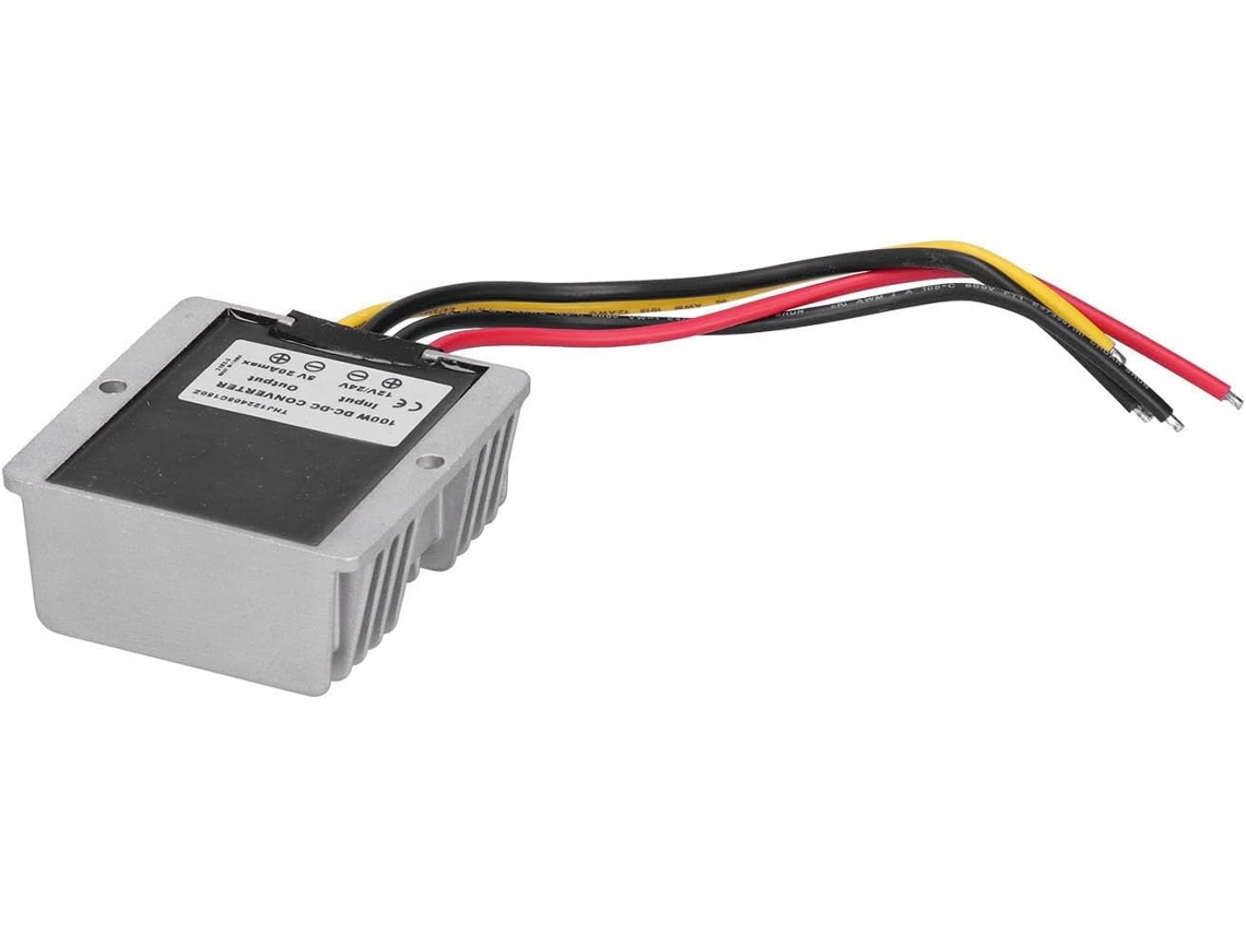 Conversor Redutor de Tensão Cc 12v/24v para 5v, Regulador de Tensão Eficiente para SFUSHOS