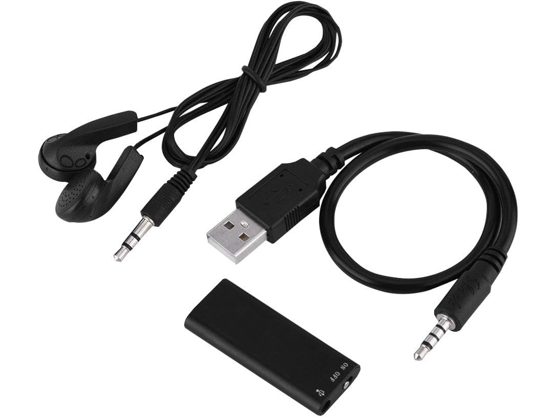 Voz Digital Lembre-se de 192 kbit/s Recuperado 8 GB de memória Um Crispy 15 horas de gravação para
