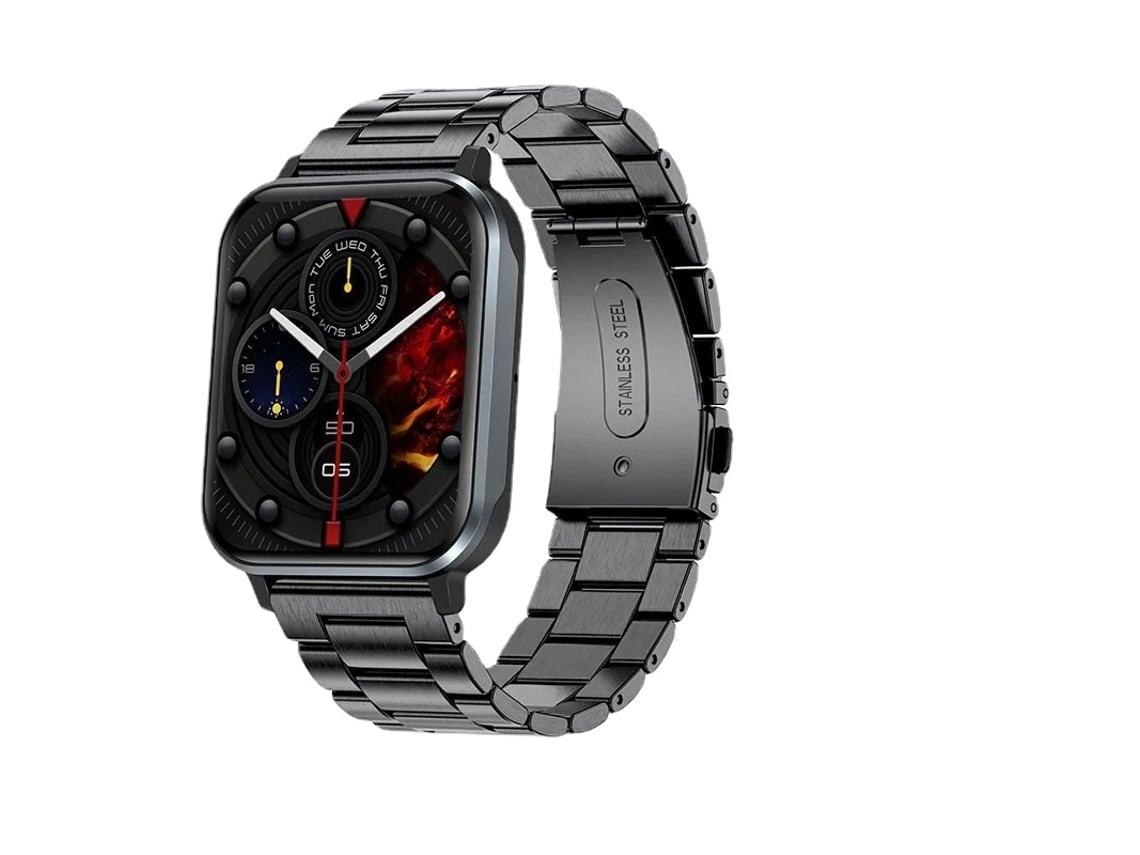 1.83 Polegada Mulheres Relógio Inteligente Monitor de Saúde Termômetro Senhoras Pulseira Bluetooth Chamada Smartwatch para Android Ios