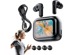 Fones De Ouvido Com Cancelamento Ruído, Redução De Ruído, Tela Colorida, Controle Por Toque, Jogo