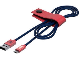 Cabo TRIBE Spiderman (USB - Micro-USB - 1.2m - Vermelho)