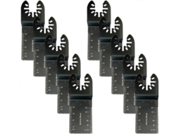 10 Lâminas de Serra Oscilante de Metal, 93*34*34mm, Aço Carbono, para Madeira e Metal Macio | S/MARCA
