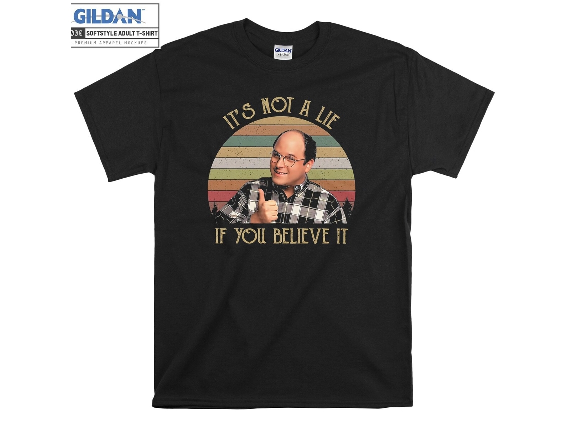 T-shirt Rockinstone Lie If You Believe It Vintage（m）