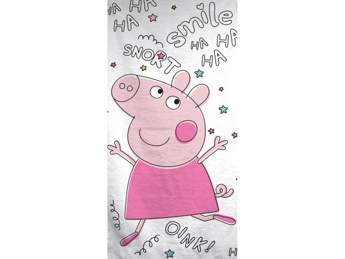 Toalha Peppa Pig, 70x140 Cm