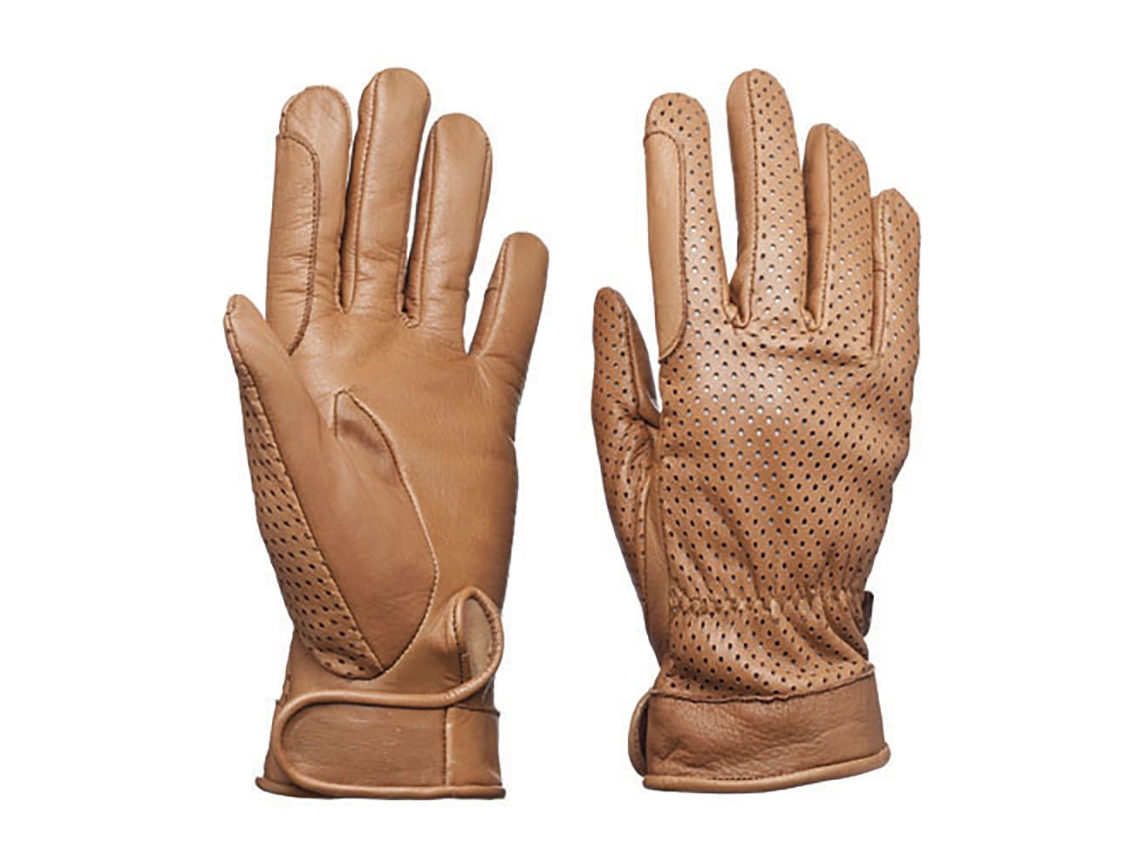 Luvas de Couro Ventiladas Castanho Xllexhis