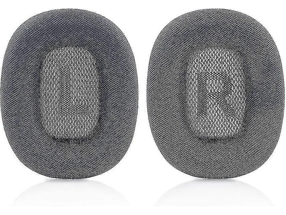 Almofada Auricular Espuma Couro Airpods Max Magnética Confortável Preta
