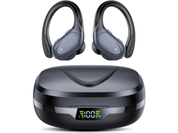 2026-fones De Ouvido Sem Fio Bluetooth 5.1 Impermeáveis Para Esportes, Corrida E Academia Com 60h De Reprodução