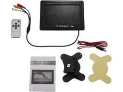 Monitor Colorido Tft Lcd Hd de 7 Polegadas, 12v 24v, para Câmera de Ré de Cftv Veicular. SFUSHOS