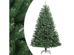 Vidaxl Árvore De Natal Artificial Articulada Com Suporte 240 Cm Verde