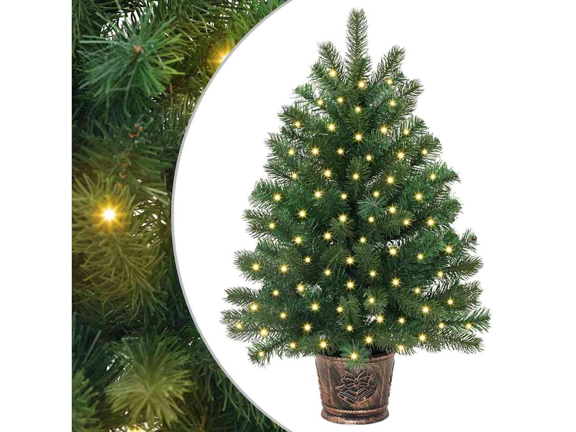 Árvore Artificial Vidaxl Verde Plástico (65 Cm)