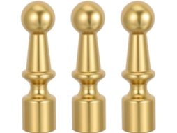 Conectores Metálicos Decorativos Housouutil Para Móveis, Com Design De Abóbora, 5mm De Diâmetro, Pacote Com 3 Peças