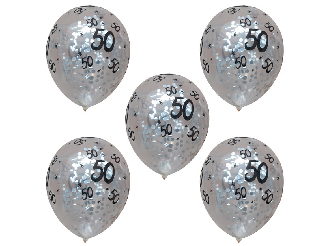 Laxiscreed Balões De Látex Para Aniversário De 30, 40 Ou 50 Anos - Pack De 5 Para Festa E Decoração De Casa