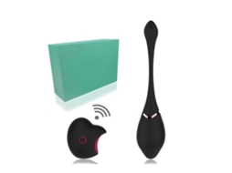 Vibrador De Bala, Estimulador De Ponto G Com Controle Remoto E 10 Modos De Vibração Ovos Vibratórios (preto)