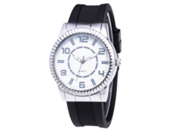 Relógio de quartzo unissex Zhoulianfa com pulseira de silicone casual Zlf0456-d