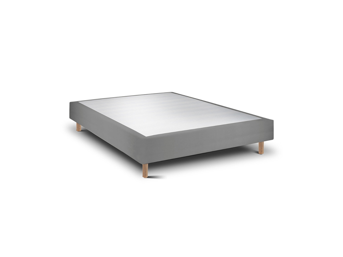 Sommier Rígido 20 Milano  Ash Pés Redondos 190 X 120 Cm Altura 35 Cm Indream