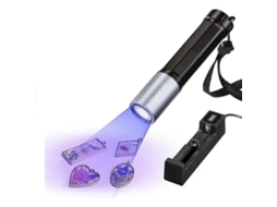 Luz Uv para Cura de Resina, Lanterna 365 Nm, Lâmpada Led Rápida À Prova D'água e Recarregável Urina D Animais Estimação GOKOCO