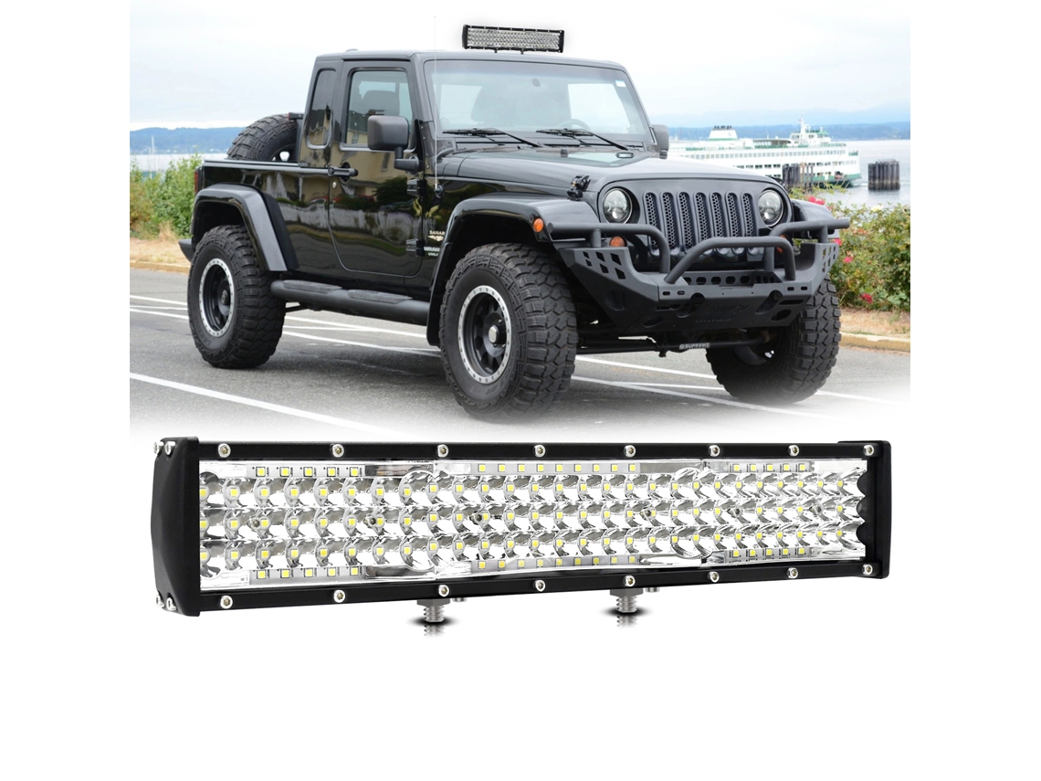 15 Inch 348w 6000k Led Work Light For Off-road Trucks Atv Utv