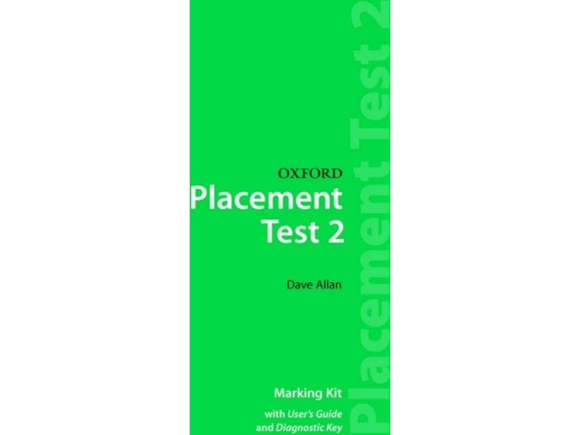 Livro Oxford Placement Tests 2 Marking Kit de Dave Allan (Inglês)