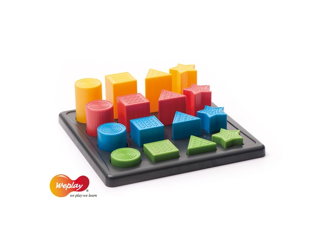 Jogo De Formas Eduplay Stepping Shape Brinquedo Educativo Multicolorido