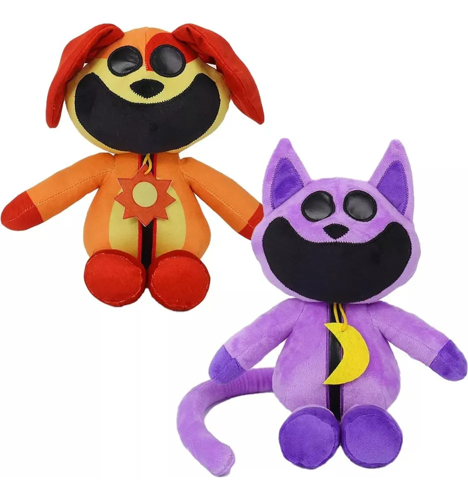Boneca De Brinquedo Smiling Critters, Pacote Com 2, Catnap E Dogdayvayotoy